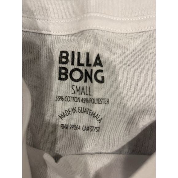 Billabong White USA Flag Vacation Shirt Tank Top Size Small - Picture 5 of 7